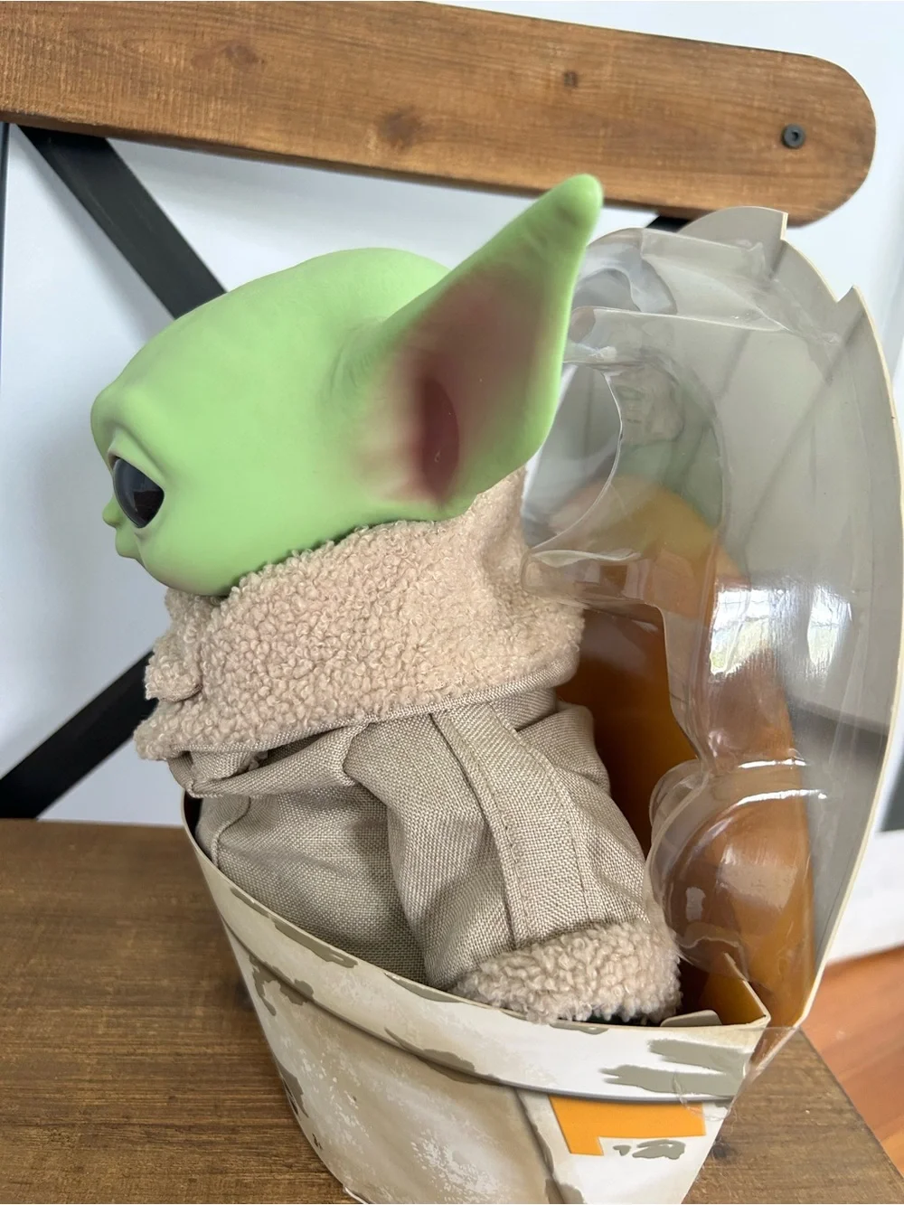 Star Wars The Mandalorian The Child Plush Packaging - Green and Tan
